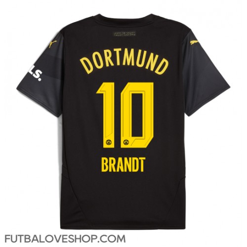 Dres Borussia Dortmund Julian Brandt #10 Preč 2024-25 Krátky Rukáv